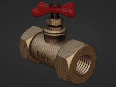 Shut off Valve 3D model