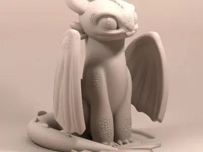 Toothless how to Train Your Dragon 3D print model