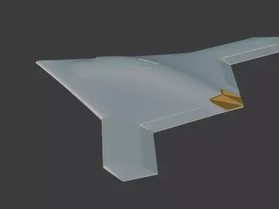 X-47b 3D print model