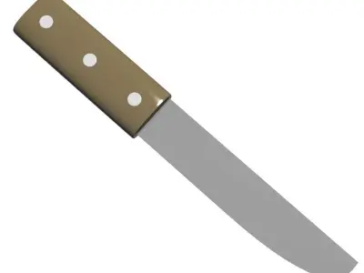 Knife 3D model 26