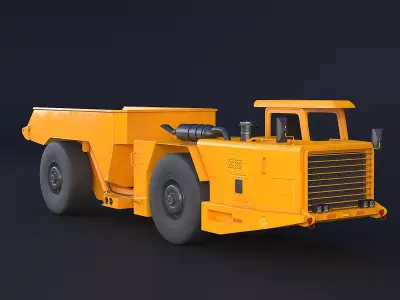 Modern Articulated Mine Truck 3D model