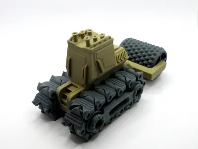 3D Printable - Heavy Bulldozer  3D print model