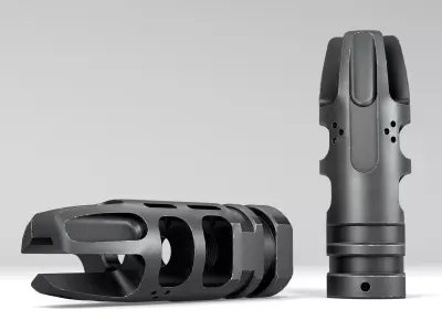 VG6 EPSILON 556 MUZZLE BRAKE Low-poly 3D model