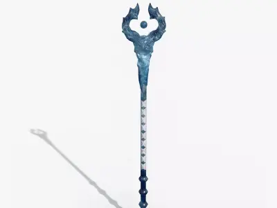 Staff 07 V2 Low-poly 3D model