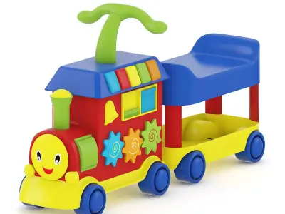 Train Toy 3D model order