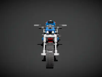 Lego Race Rider Street 3D model