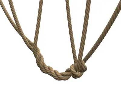 Rope Wire 3D model