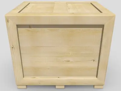 CC0 - Crate wooden Free low-poly 3D model