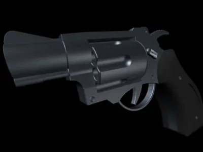 Revolver 3D model 5