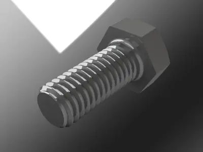 Bolt hex Free 3D model