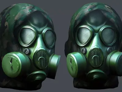 Helmet 3d model military combat Military Low-poly  Low-poly 3D model order