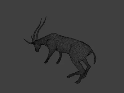 ROBOTIC DEER Free 3D model