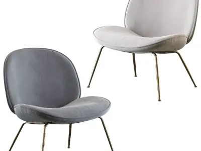 Beetle Lounge Chair 3D model
