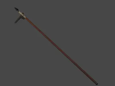Giao thoi ky Dong Son spear 2 Low-poly 3D model
