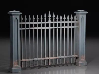 Graveyard Cemetery Pack Low-poly 3D model