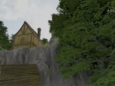 Hillside Village 3D model order