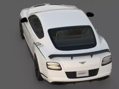 2015 Bentley Continental GT3-R 3D Model  3D model
