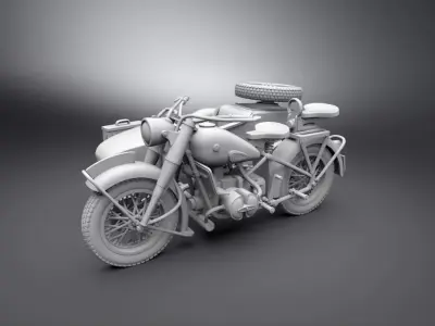 R75 1942 Scale model 3D print model