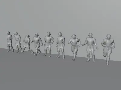 Medieval Soldier Pack 3D model