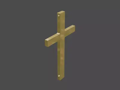 Multi purpose cross pendant 3D model