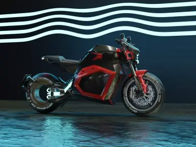 Motorcycle Realistic 3D model