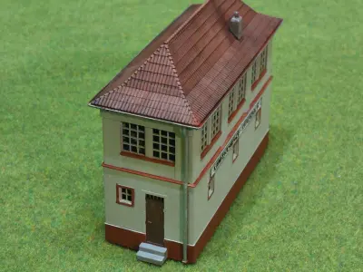 German signal box Lampertsmuchle-Otterbach 1-87 resin 3D print model