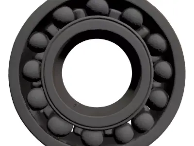 Industrial Ball Bearing Mechanism 3D model