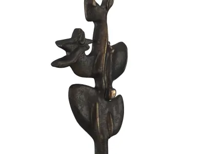 Decor bronze sculpture 3D model