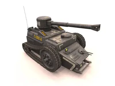 Steampunk Tank Bryce 7 Model 3D model