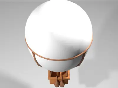 Hot Air Balloon - Classic 3D model