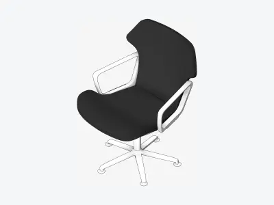 Chair - Office - Worksmart - Standard Back Low-poly 3D model