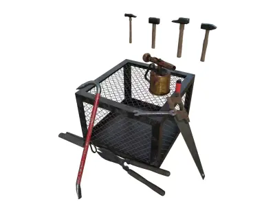 Tools Pack 2 Low-poly 3D model