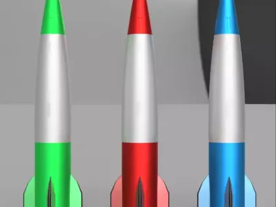 missiles 9-10-11 3D model