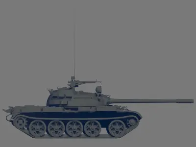 T 55A 3D model