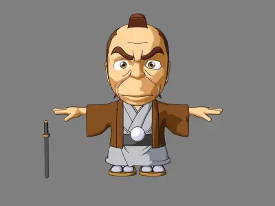 warrior 3D model