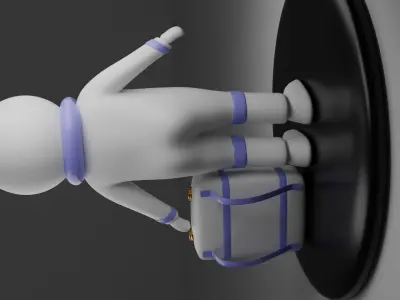 astronaut 3D model 3
