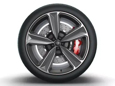 Audi RS5 wheel 3D model