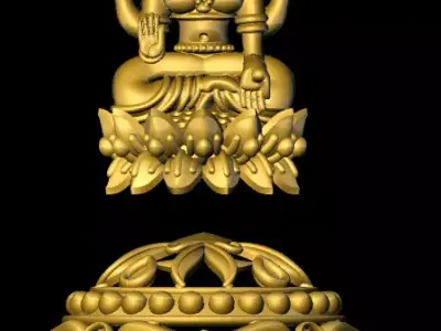 jumka golden buddha 3D print model