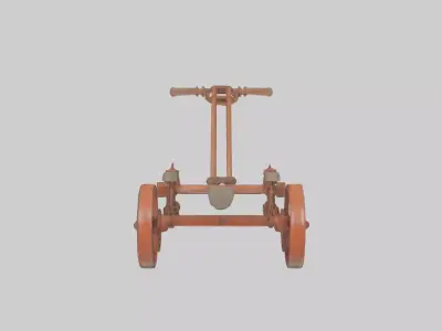 Farmplow Model Low-poly 3D model