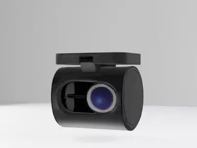 Modern Car Dashcam 3D Model 3D model