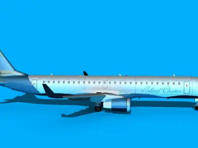 Embraer Emb-190 Island Charter 3D model