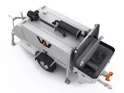 Concrete Pump THP 70 3D model