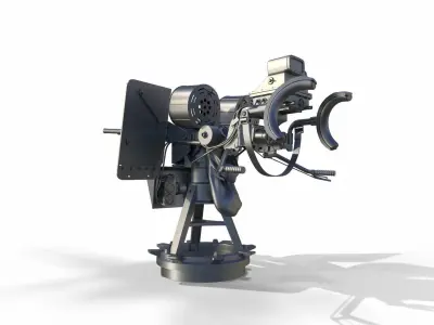 Oerlikon Cannon 3D model