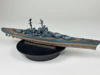 World of Warships 1-700 Kremlin Soviet Battleship Model Kit 3D print model