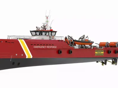 EMERGENCY RESPONSE VESSEL 3D model