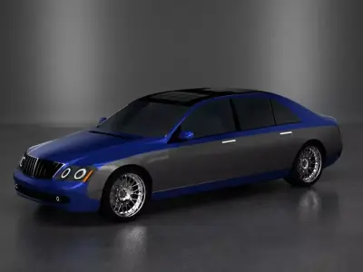 Maybach 2002 Free 3D model