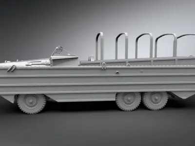 DUKW Scale model 3D print model