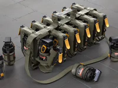 Grenade Carrier 3D model