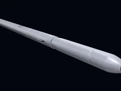 S-8L Laser Guided Rocket 3D model