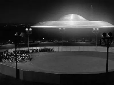 The Day the Earth Stood Still 1951 Klaatu flying saucer model 3D model